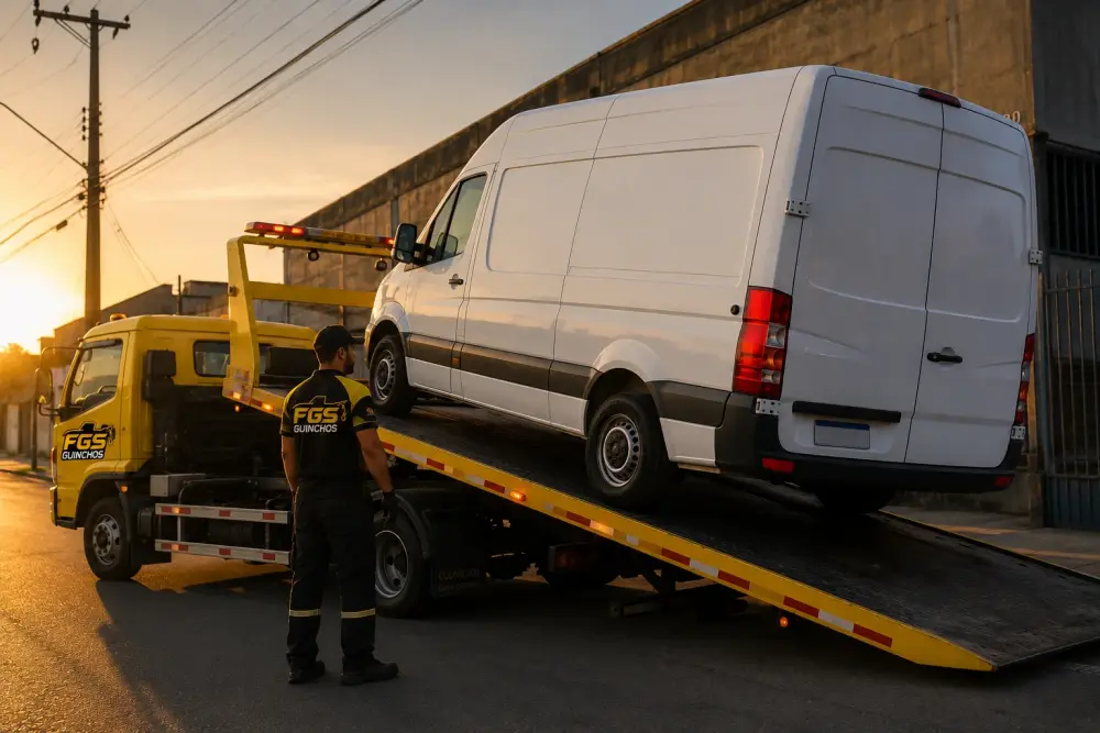 Servi&ccedil;o de guincho para vans