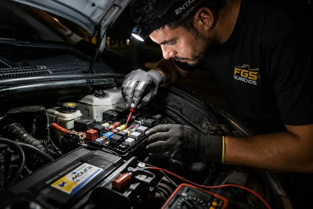 Auto socorro para pane el&eacute;trica